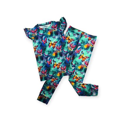 Flutter Sleeve PJs - Cosmic Flutters