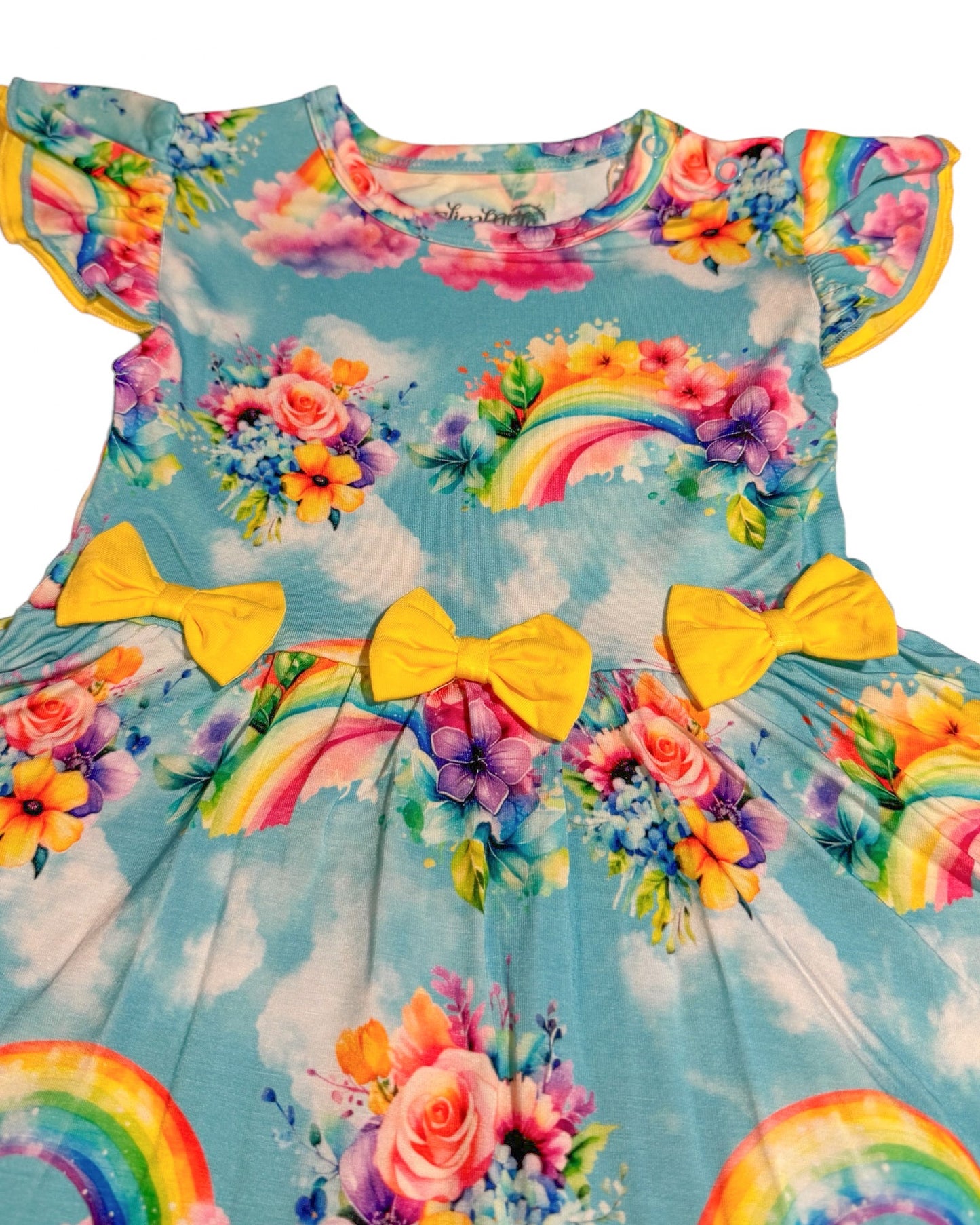 Twirl Dress with Bodysuit - Rainbow Daydreams