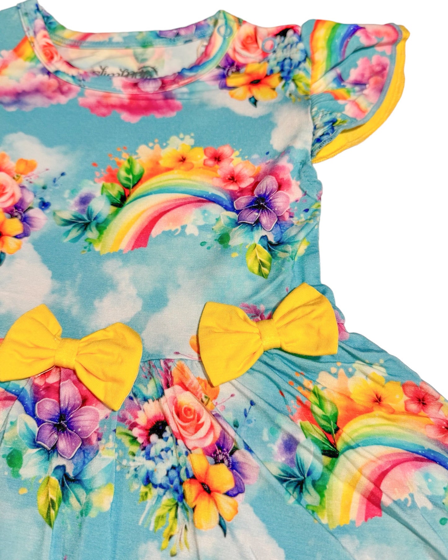 Twirl Dress with Bodysuit - Rainbow Daydreams