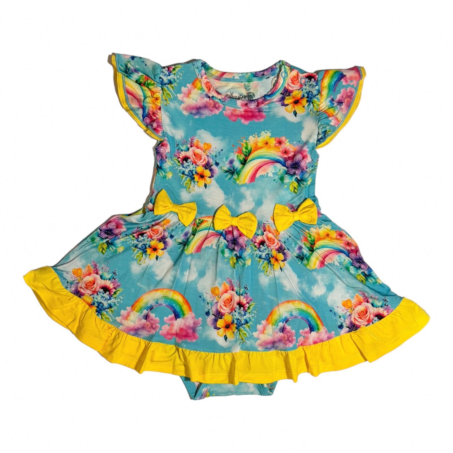 Twirl Dress with Bodysuit - Rainbow Daydreams