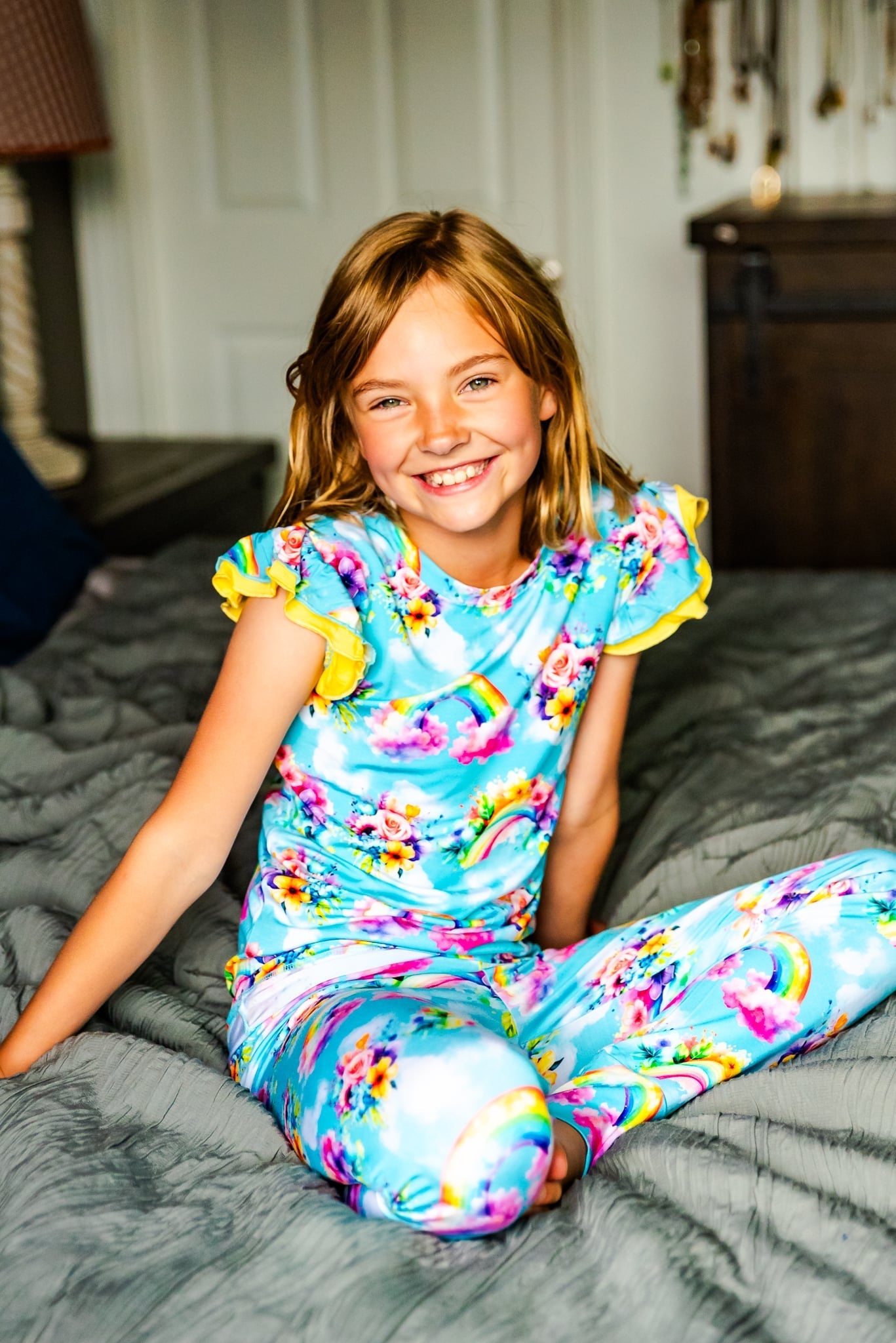 Flutter Sleeve PJs Rainbow Daydreams