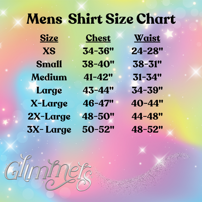 Mens Long Sleeve Shirt - Glimmer n' Glow