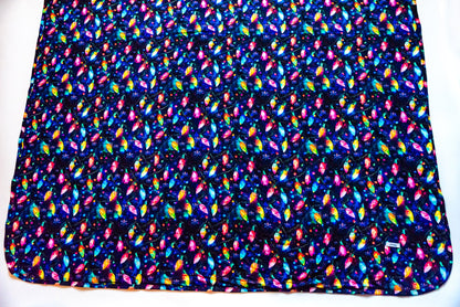 50"x50" Minky-Backed Bamboo Blanket - Glimmer n' Glow