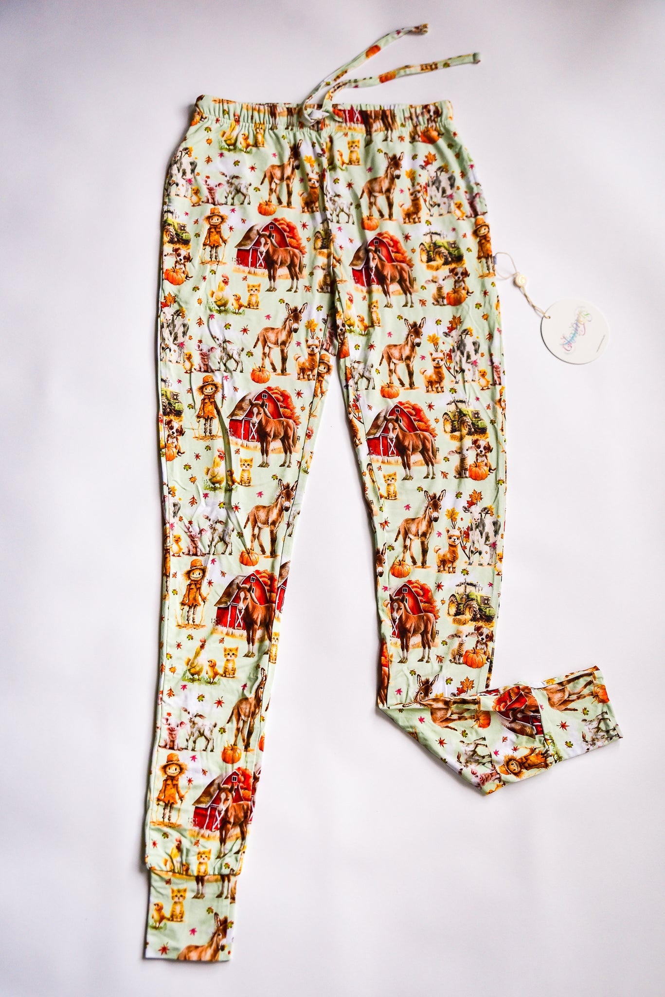 Glimmers PJ Pants - Harvest Hay-day