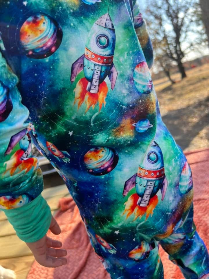 Cosmic Flight - Convertible Romper